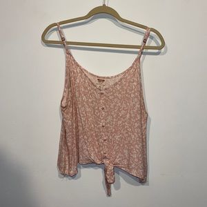 Blush floral tank
